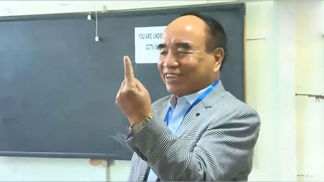 CM Zoramthanga | ఎట్టకేలకు ఓటేసిన మిజో సీఎం జొరాంతంగ