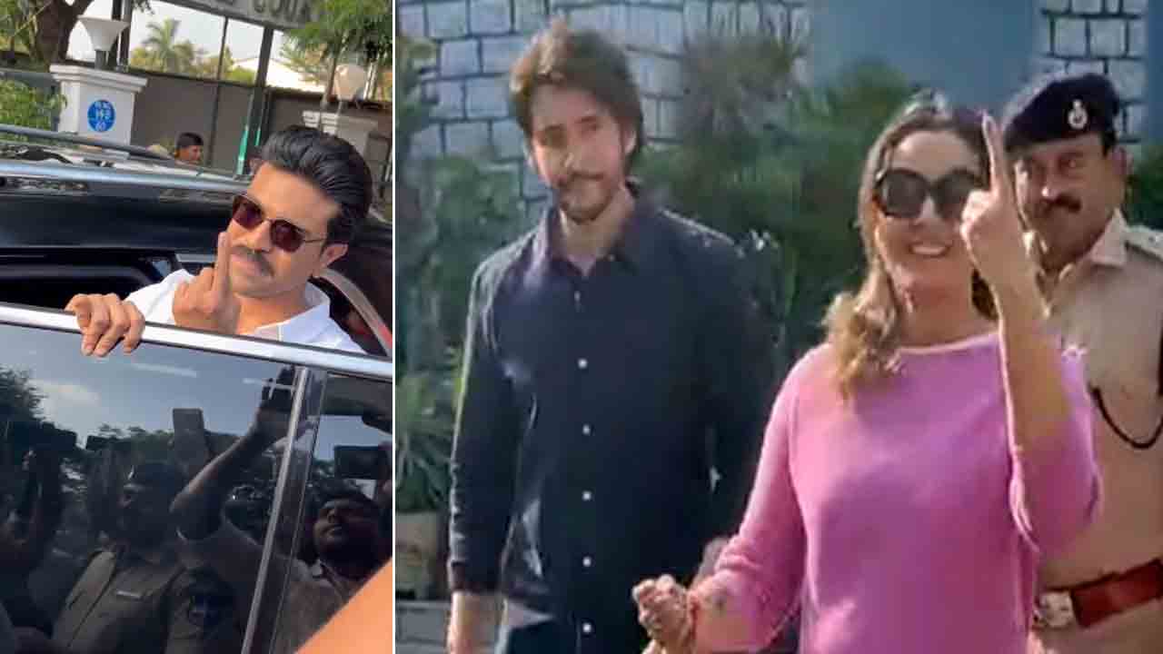 TS Assembly Elections | రామ్‌ చరణ్‌, మహేశ్‌ బాబు, బ్రహ్మానందం.. ప్రజాస్వామ్య పండుగలో ఓటేసిన ప్రముఖులు