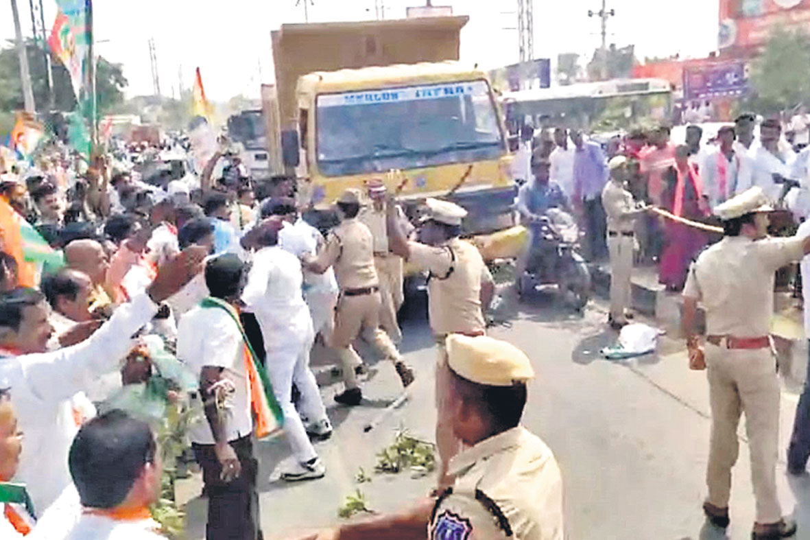 ఓటమి భయంతో కాంగ్రెస్‌ గూండాగిరి