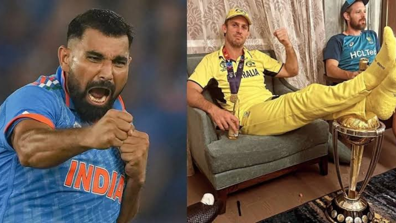 Mohammed Shami: నెత్తిన పెట్టుకోవాల్సిన ట్రోఫీని కాలితో..! మార్ష్ తీరుపై షమీ ఆగ్రహం