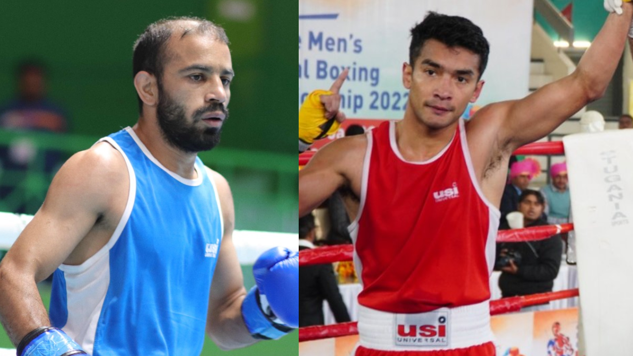 National Boxing Championships:  క్వార్టర్స్‌కు చేరిన శివ థ‌ప‌, అమిత్ పంఘ‌ల్