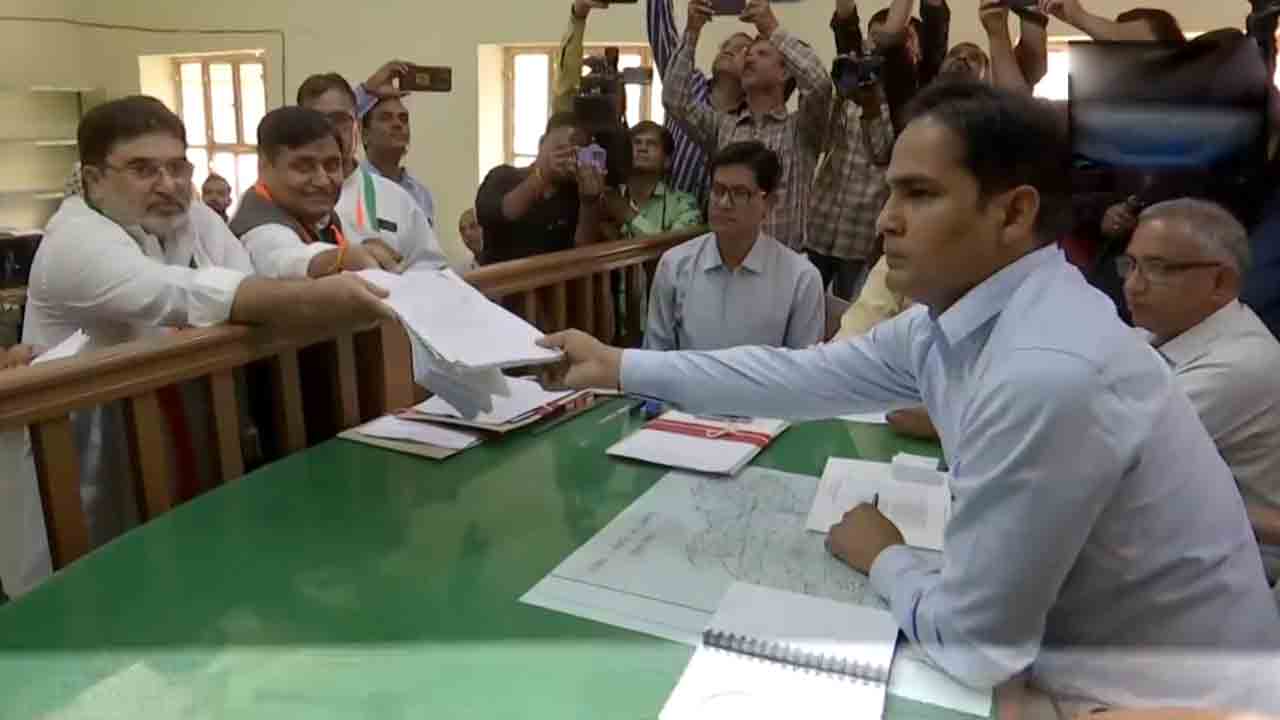 Govind Singh | లచ్మన్‌గర్‌ నుంచి నామినేషన్‌ దాఖలు చేసిన రాజస్థాన్‌ పీసీసీ చీఫ్‌