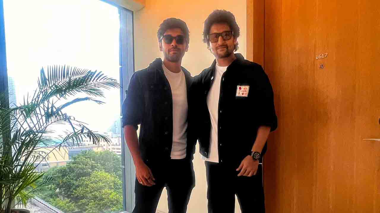 Hi Nanna | విక్రమ్‌ కుమారుడు ధ్రువ్‌తో నాని.. ట్రెండింగ్‌లో స్టిల్‌