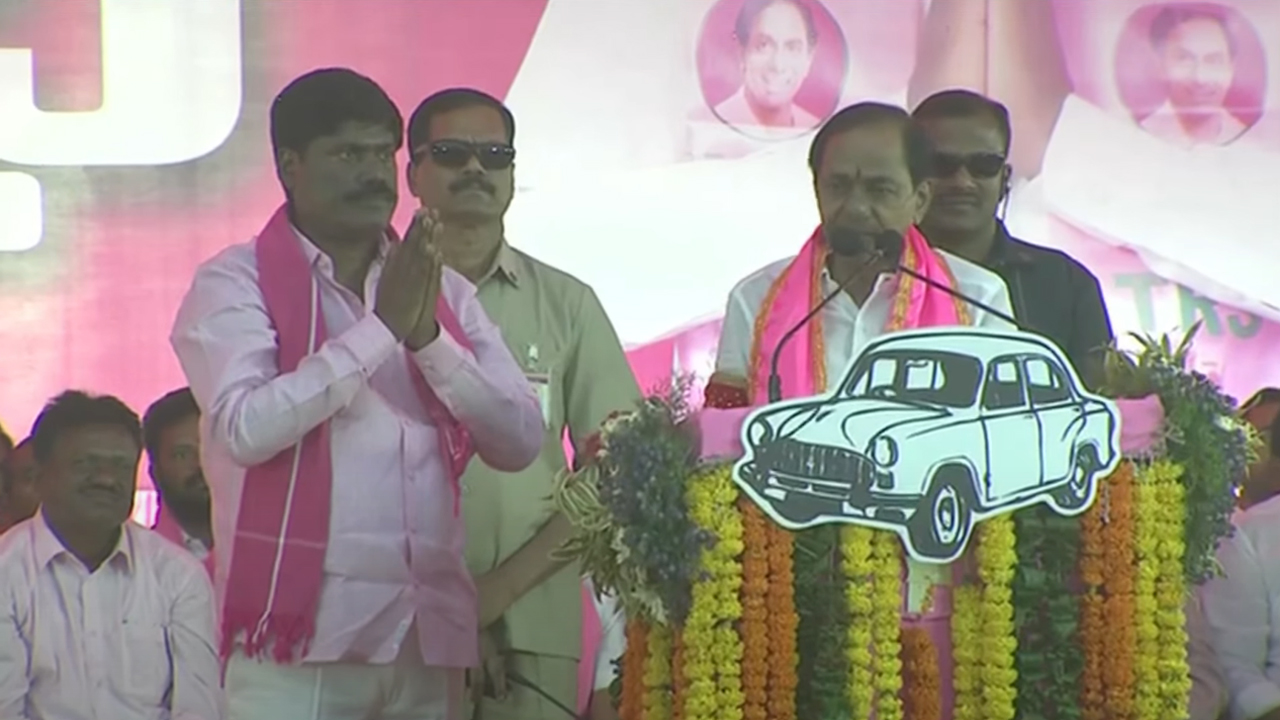 CM KCR | సుదర్శన్రెడ్డి గెలవాలా..? వైఎస్ షర్మిల డబ్బు కట్టలు గెలవాలా..? నర్సంపేట ఆలోచించు..! : సీఎం కేసీఆర్