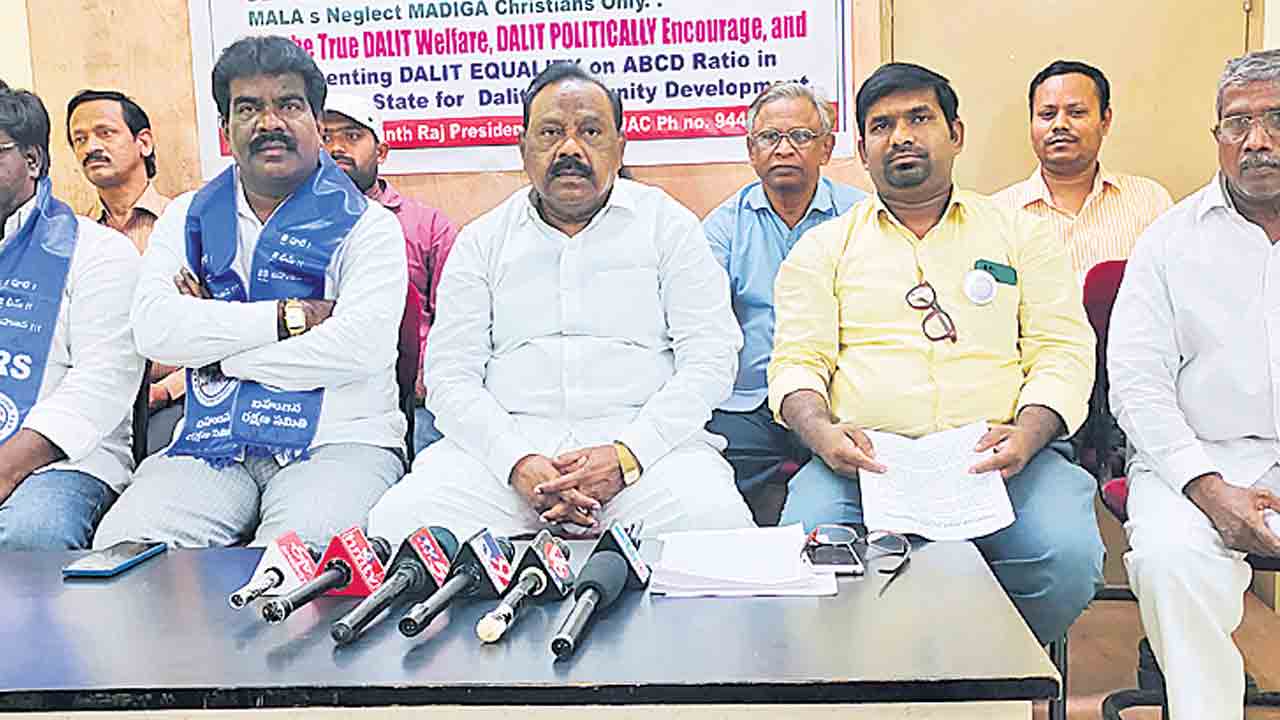 బీఆర్‌ఎస్‌కే దళిత క్రైస్తవులు, మాదిగల మద్దతు