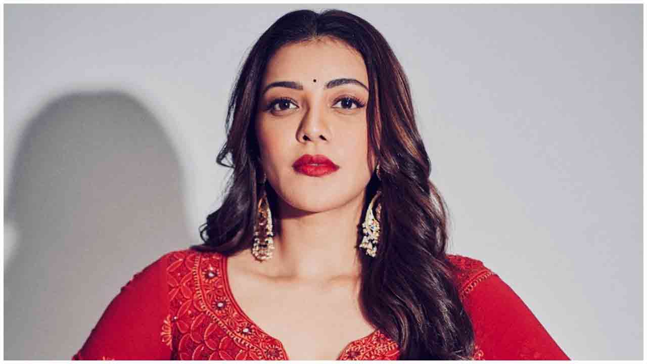 Kajal Aggarwal | రెడ్ కలర్ డ్రెస్‌లో ఘాటెక్కిస్తున్న కాజల్ అగర్వాల్‌..