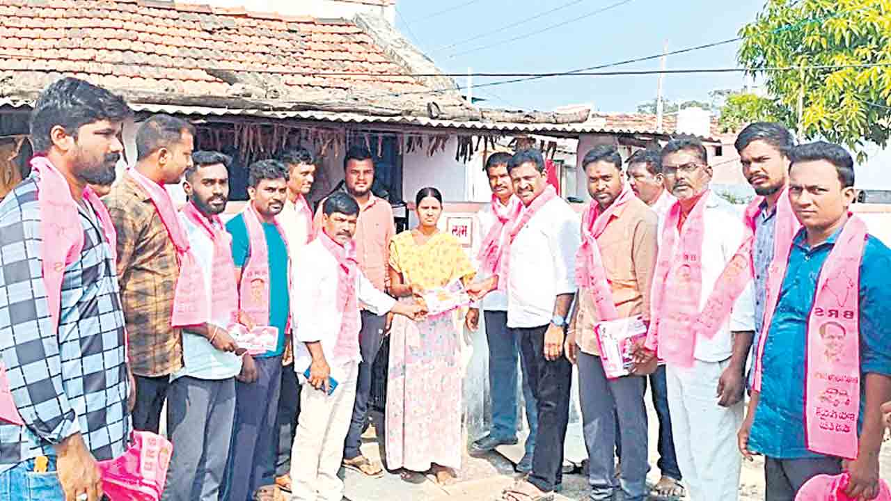 ఇంటింటా బీఆర్‌ఎస్‌ ప్రచారం