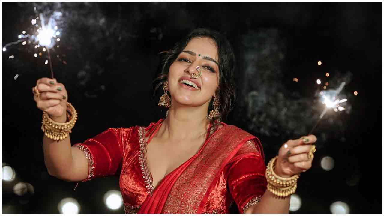 Malavika Menon | టపాసులు కాల్చుతూ ఎంజాయ్ చేస్తున్న మాళవిక మీనన్..