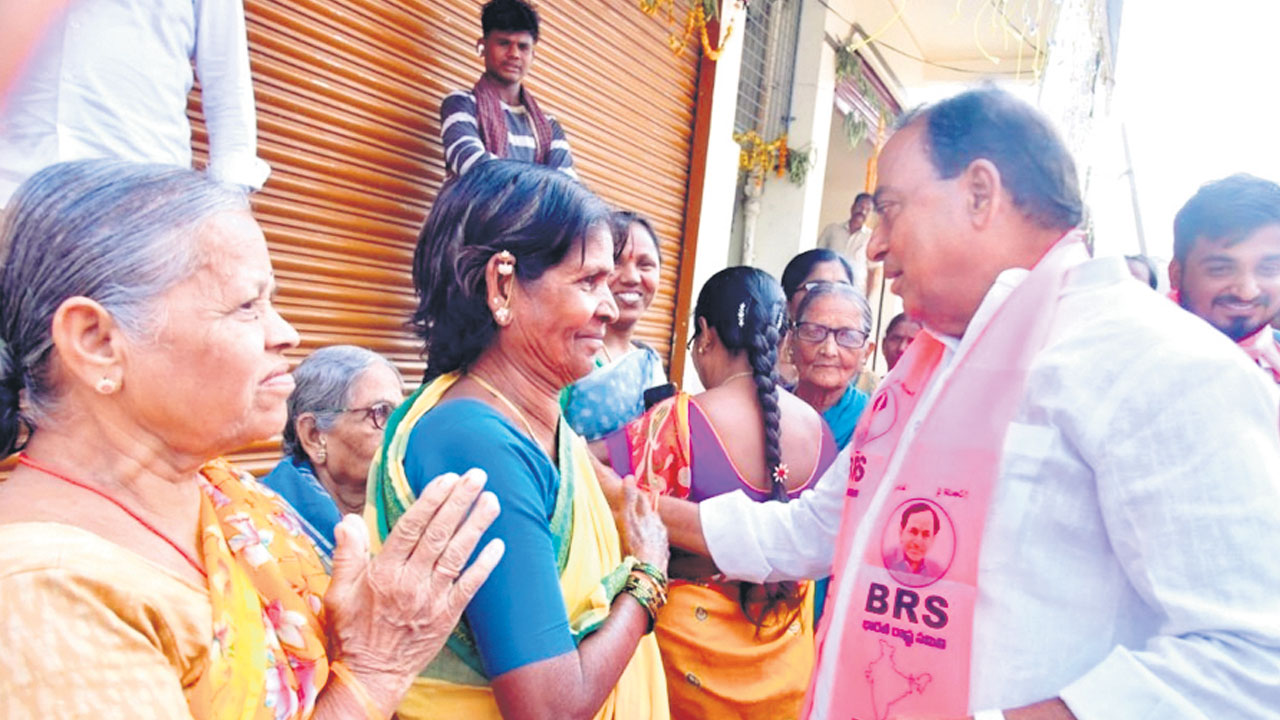 గడప గడపకూ గులాబీ సేన..