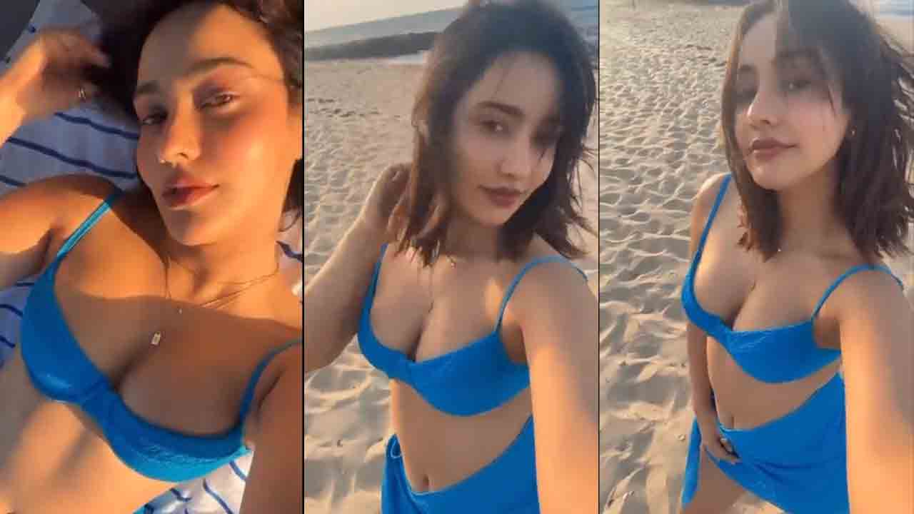 Neha Sharma | గ్లామర్‌ డోస్‌ పెంచేస్తూ బీచ్‌లో షికారు.. బర్త్ డే గాళ్‌ నేహాశర్మ వీడియో వైరల్