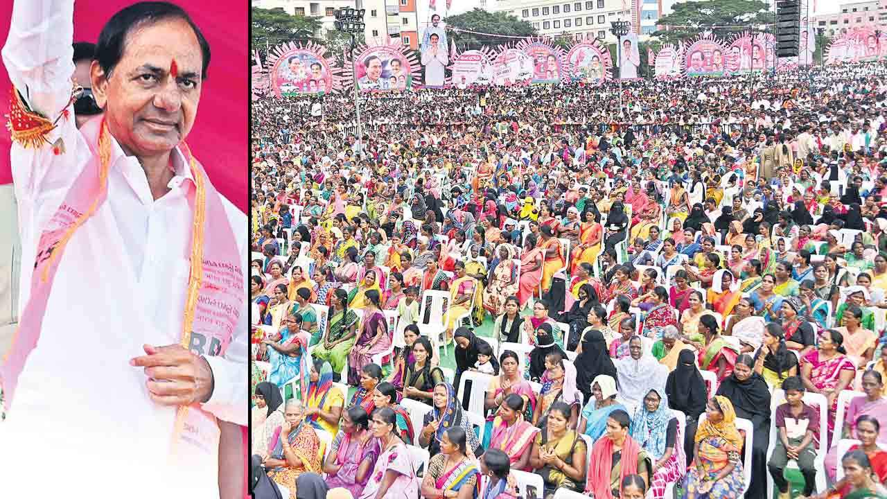 గులాబీ జోరు.. జనహోరు..