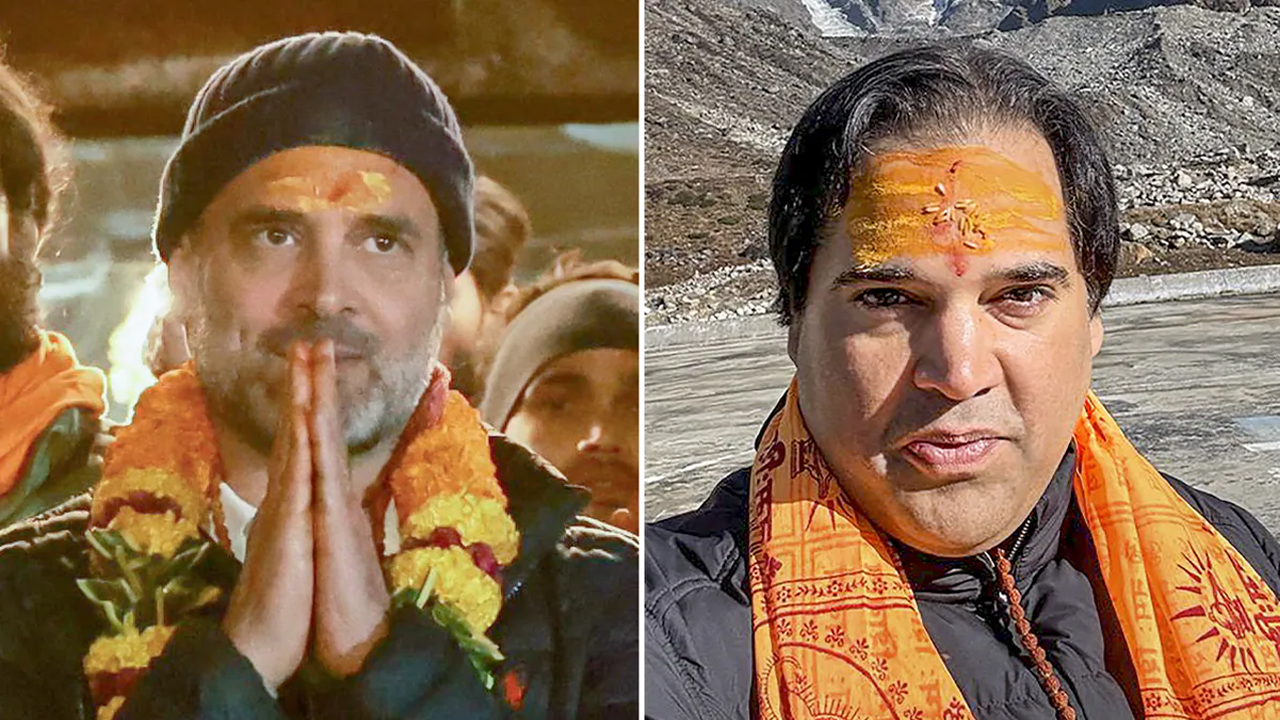 Rahul Gandhi | ఎదురుపడ్డ అన్నాదమ్ముళ్లు..! కేదార్‌నాథ్‌లో రాహుల్‌, వరుణ్‌గాంధీ భేటీ..!