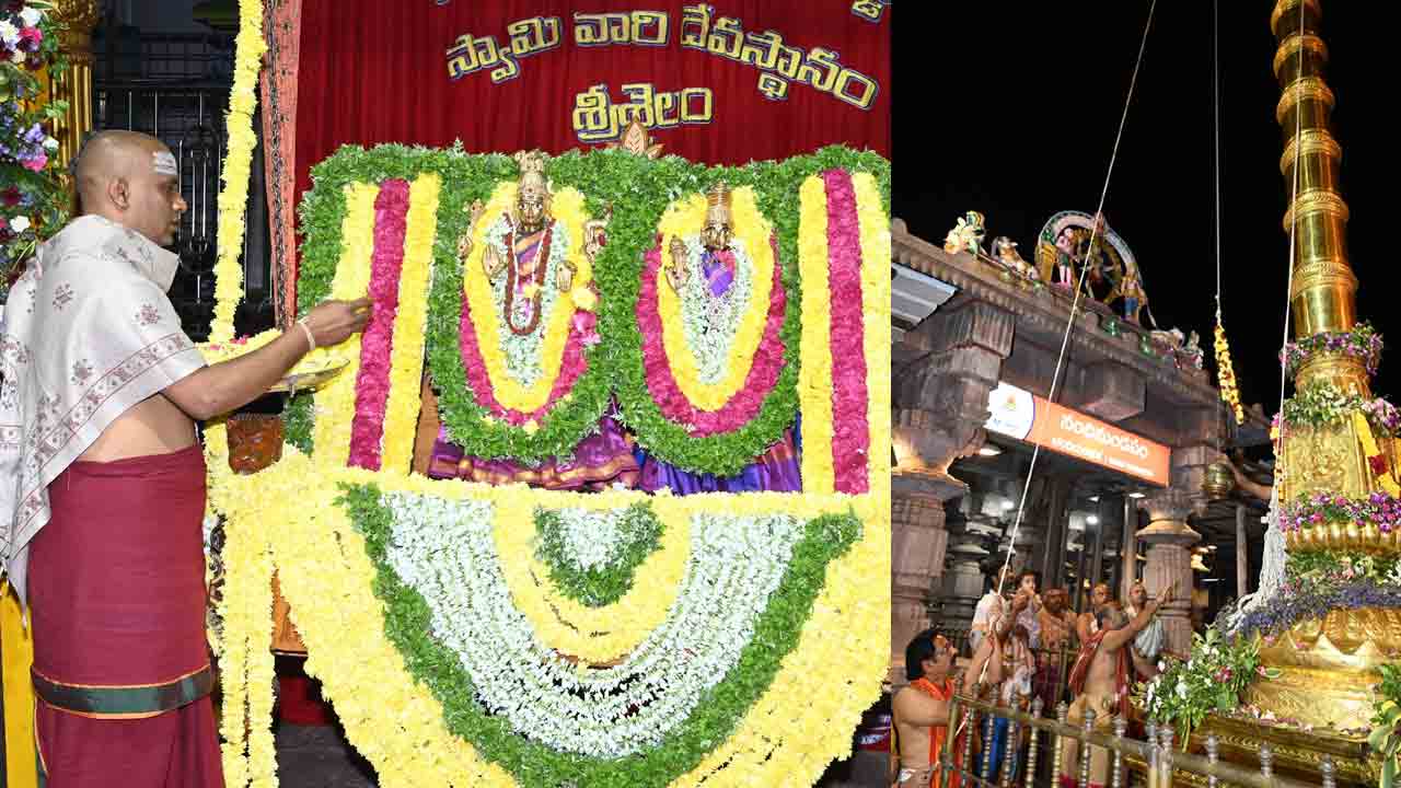 Srisailam | శ్రీశైల భ్రామరికి మూలా నక్షత్ర పూజలు