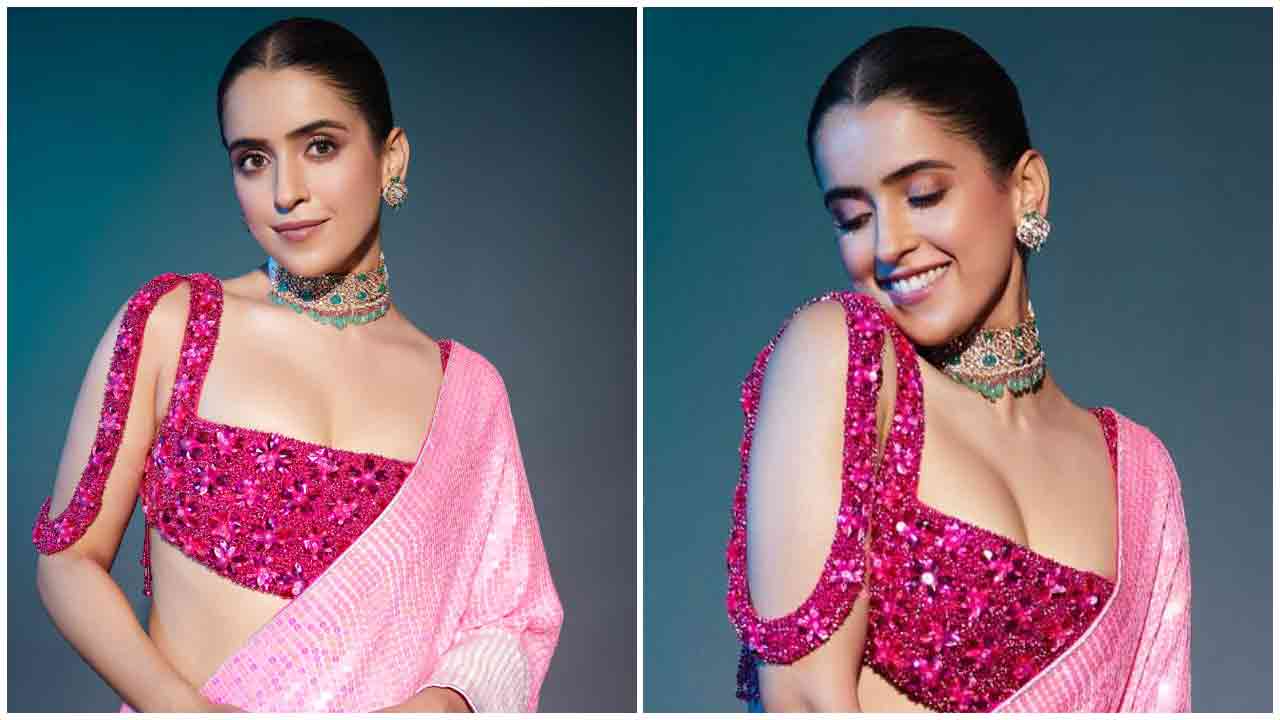 Sanya Malhotra | గులాబీ డ్రెస్‌లో మెరిసిపోతున్న సన్యా మల్హోత్రా..