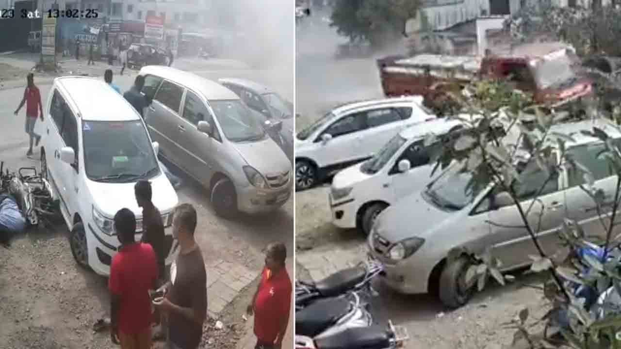 Speeding Truck | ట్రక్కు బీభత్సం.. అదుపుతప్పి వాహనాలపైకి దూసుకెళ్లడంతో ఏడుగురికి గాయాలు