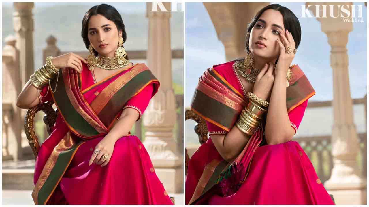 Srinidhi Shetty | చీరకట్టులో మహారాణిలా శ్రీనిధి శెట్టి..