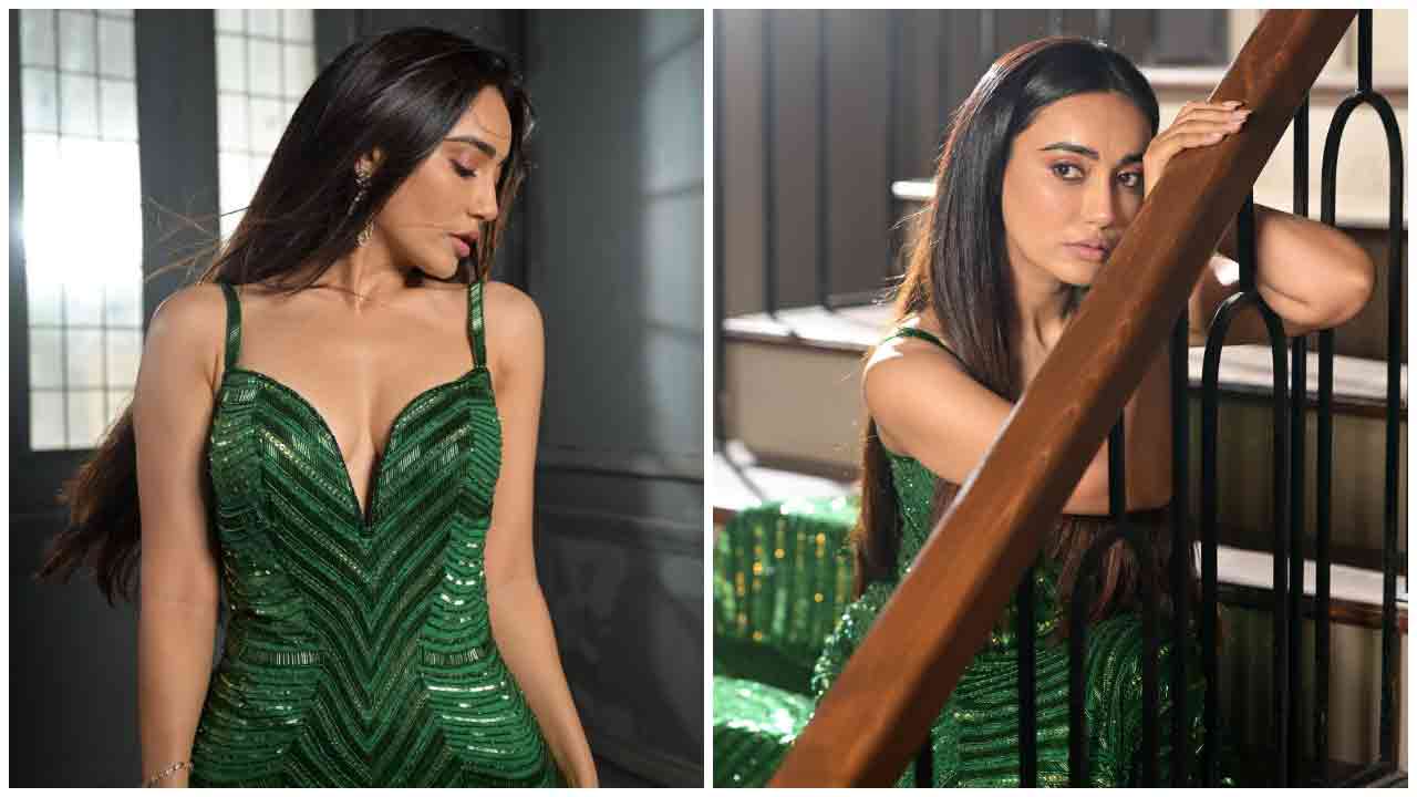 Surbhi Jyoti | గ్రీన్ కలర్ డ్రెస్‌లో సురభి జ్యోతి మెరుపులు..