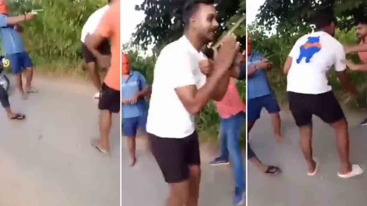 Watch: యువకుడ్ని కొట్టి గన్స్‌తో బెదిరింపు.. బీజేపీ నేత, అనుచరులపై కేసు నమోదు