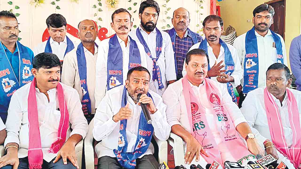 మాదిగల సంపూర్ణ మద్దతు బీఆర్ఎస్కే