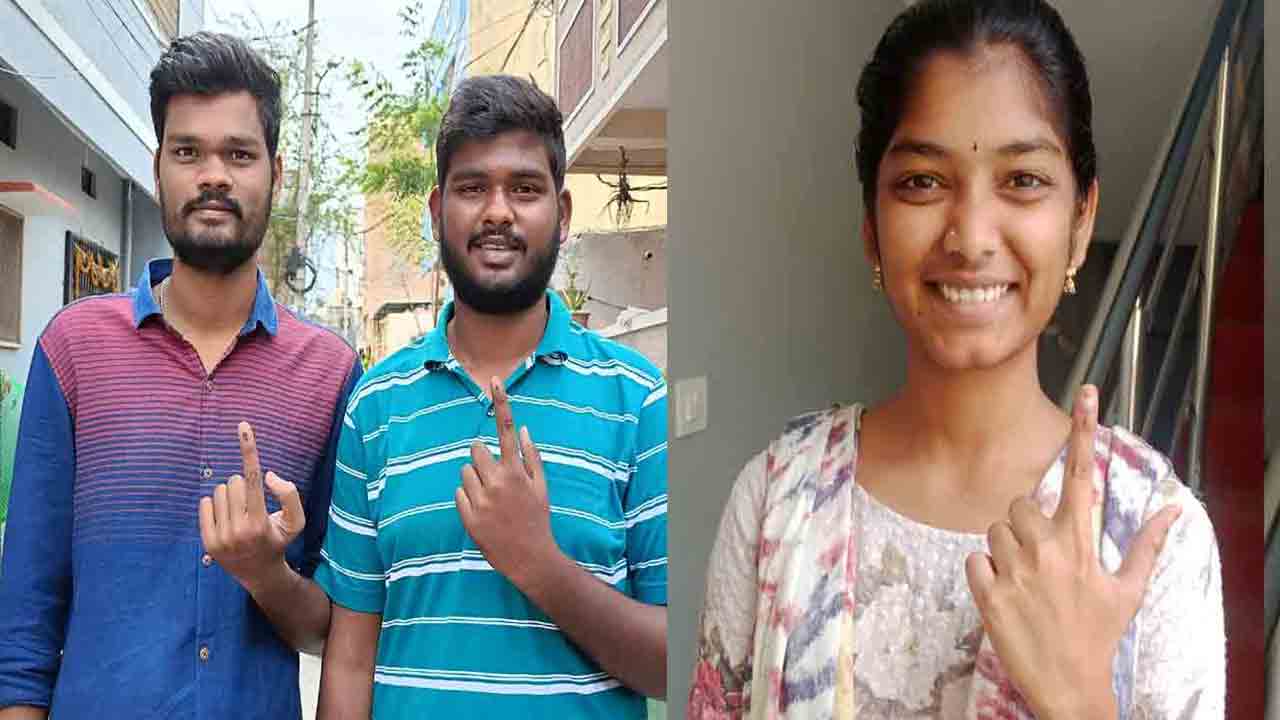 TS Assembly Elections | కొనసాగుతున్న పోలింగ్‌.. తొలిసారి ఓటు వేస్తున్న యువత