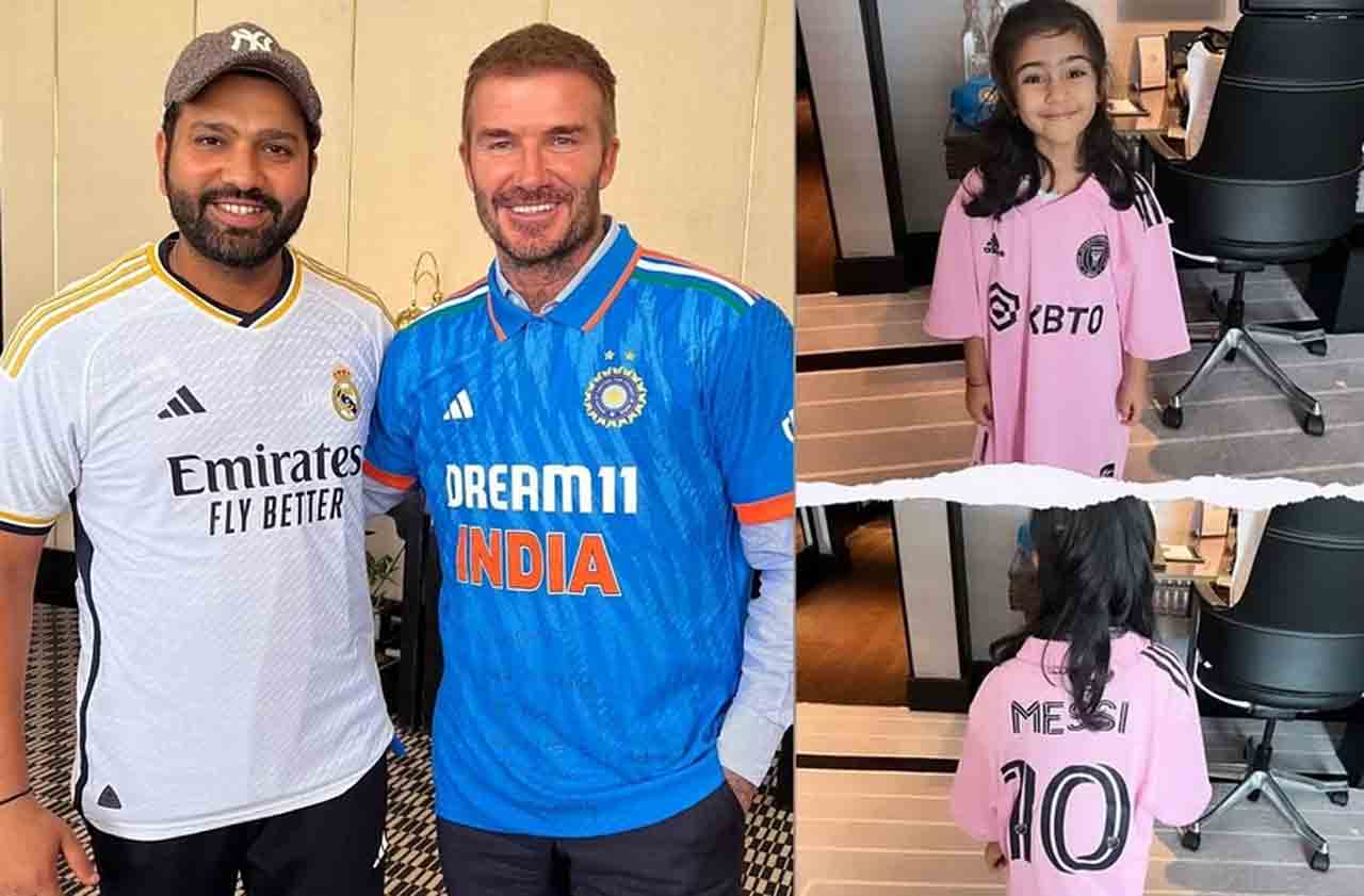David Beckham | మెస్సీ జెర్సీతో మురిసిపోతున్న‌ రోహిత్ గారాల‌ప‌ట్టీ.. ఇచ్చింది ఎవ‌రంటే..?