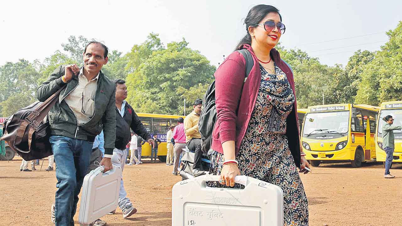 Elections | ఛత్తీస్‌గఢ్‌, మధ్యప్రదేశ్‌లో నేడు పోలింగ్‌