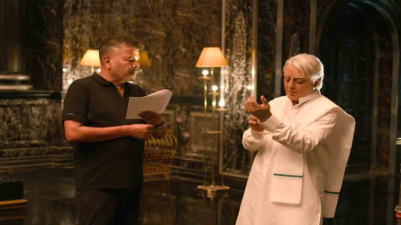 Indian 2 | భారతీయుడితో శంక‌ర్.. ‘ఇండియన్ 2’ నుంచి కొత్త వర్కింగ్‌ స్టిల్‌