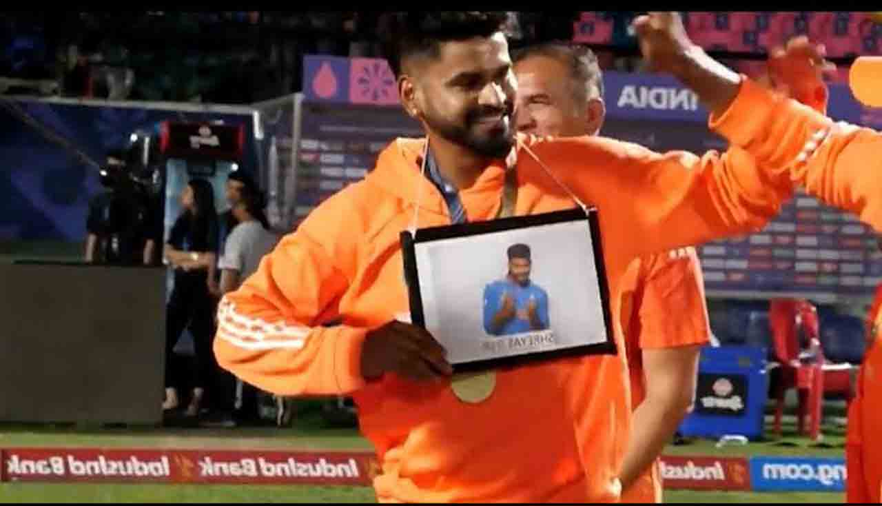Shreyas Iyer | అయ్య‌ర్‌కు బెస్ట్ ఫీల్డ‌ర్ అవార్డు.. సెలబ్రేష‌న్ వీడియో చూశారా..?