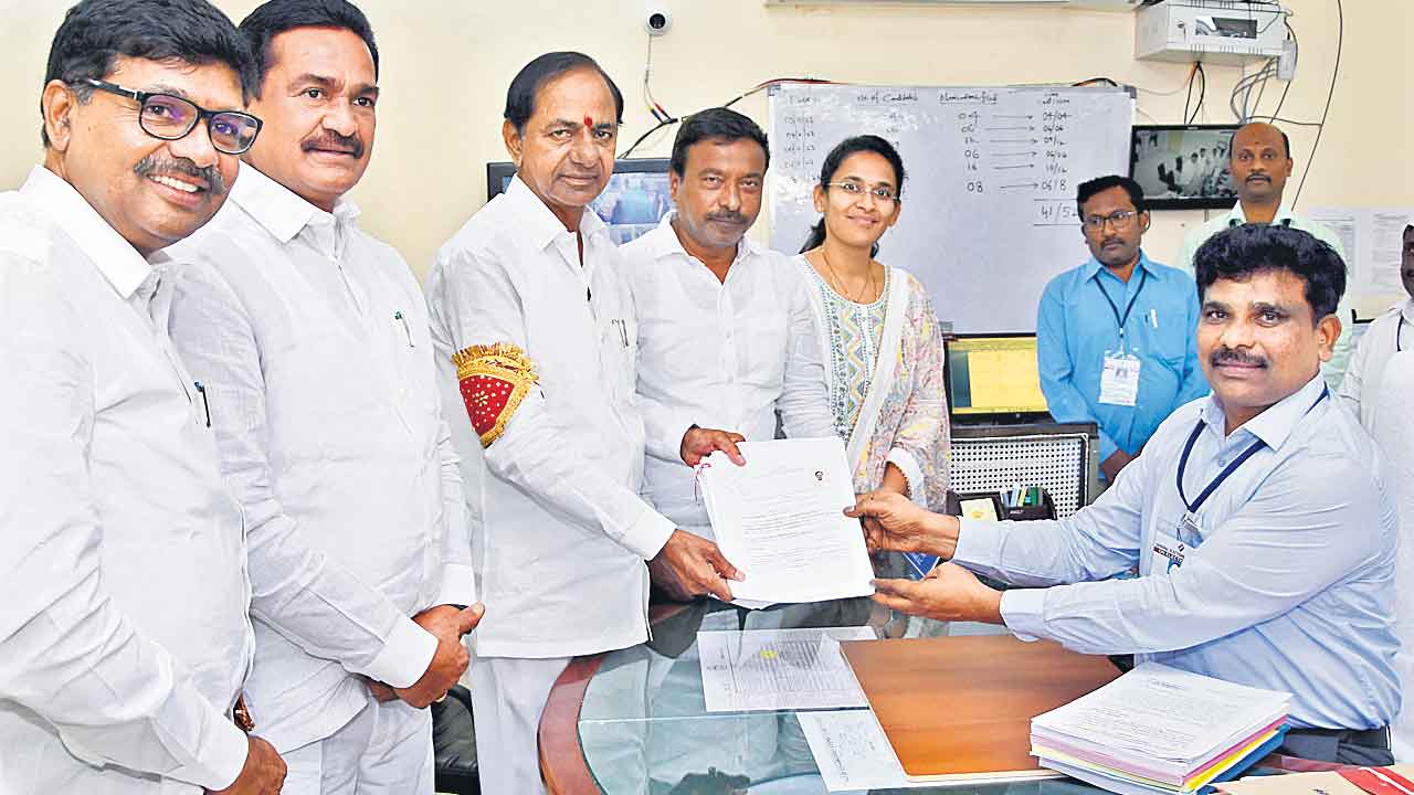 CM KCR | గజ్వేల్‌, కామారెడ్డిలో కేసీఆర్‌ నామినేషన్‌