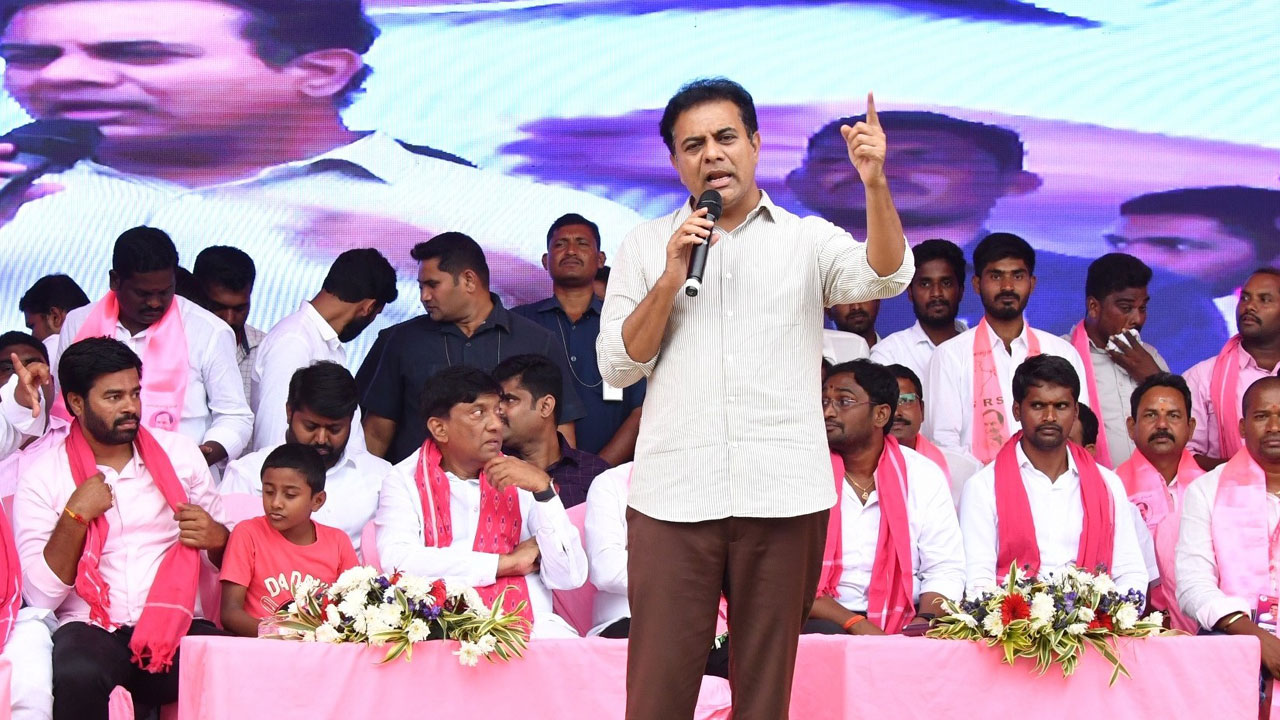 Minister KTR | నేటి నుంచి కేటీఆర్ రోడ్ షోలు.. ప్రచార షెడ్యూల్ ఇదీ!