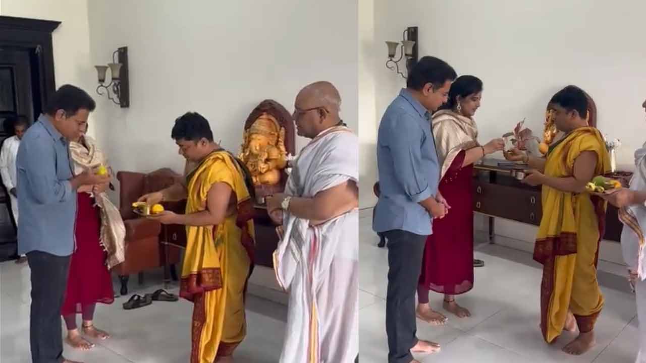 KTR | నామినేష‌న్ వేసేందుకు సిరిసిల్ల బ‌య‌ల్దేరిన మంత్రి కేటీఆర్