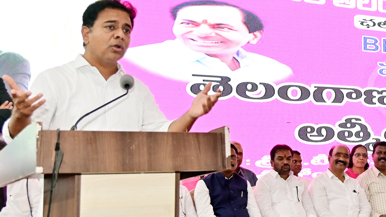 Minister KTR | తెలంగాణలో కాంగ్రెస్ వస్తే హైదరాబాద్ కంపెనీలన్నీ బెంగళూరుకే వెళ్తయ్: మంత్రి కేటీఆర్