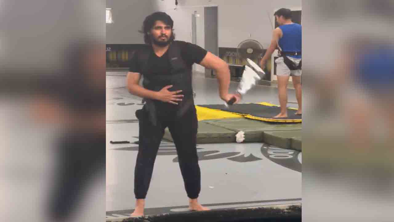 Swayambhu Movie | ‘స్వయంభూ’ కోసం కత్తిసాము చేస్తున్న నిఖిల్​.. వీడియో వైర‌ల్