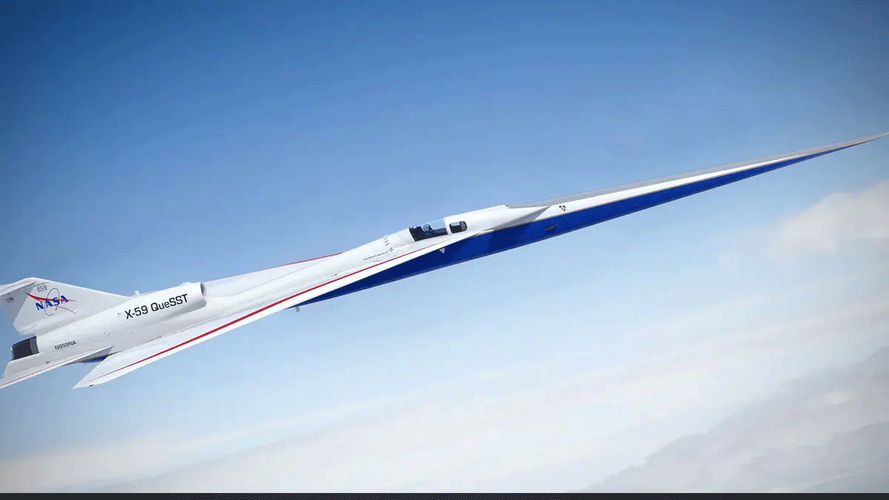 NASA | వాయువేగంతో దూసుకెళ్లే నాసా సూప‌ర్‌సోనిక్ విమానం : ఎక్స్‌-59 కౌంట్‌డౌన్ రెడీ