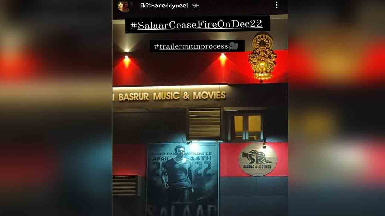 Salaar Trailer | ‘సలార్‌’ ట్రైల‌ర్‌పై తాజా అప్‌డేట్.. అంచనాలు మరింత పెంచేలా మిస్ నీల్ ఇన్‌స్టా పోస్ట్