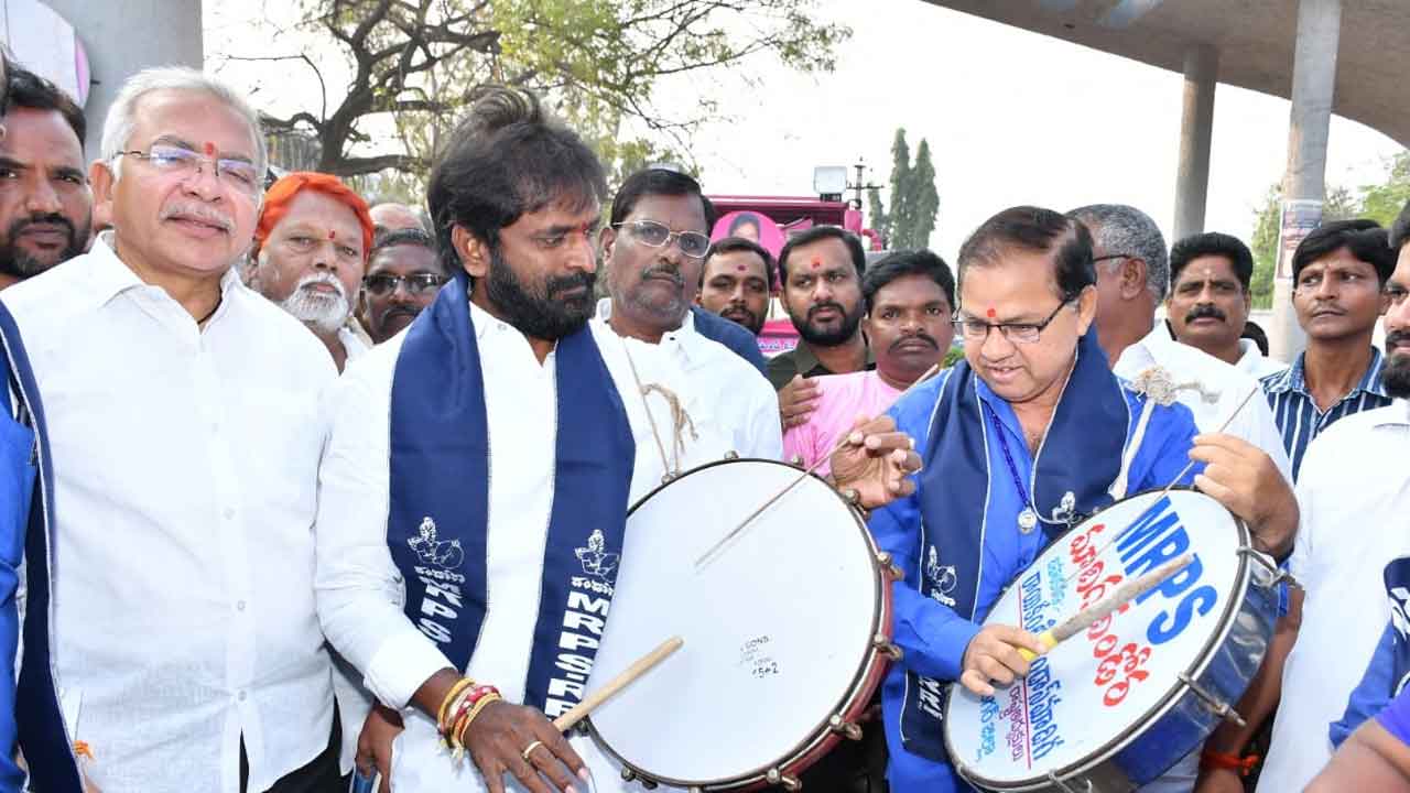 Minister Srinivas Goud | మంత్రి శ్రీనివాస్ గౌడ్‌కు మద్దతు ప్రకటించిన ఎమ్మార్పీఎస్ నేతలు