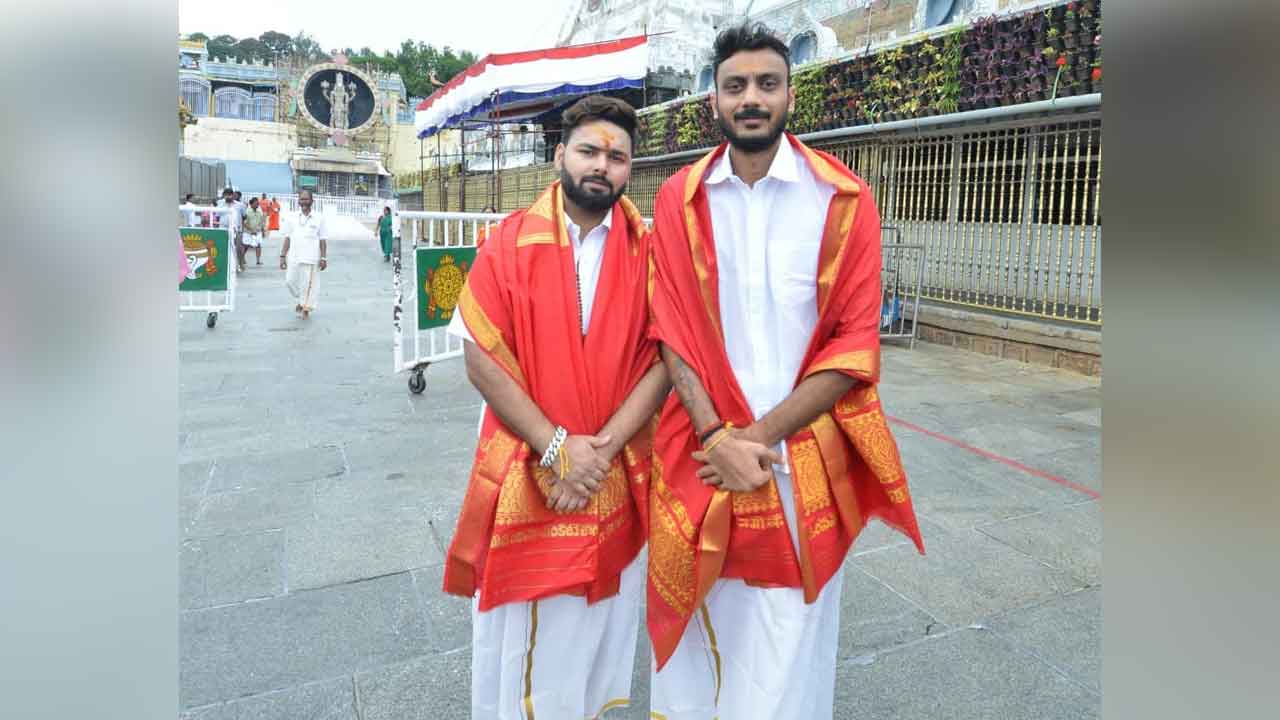 Indian cricketers | తిరుమల శ్రీవారిని దర్శించుకున్న భారత క్రికెటర్లు