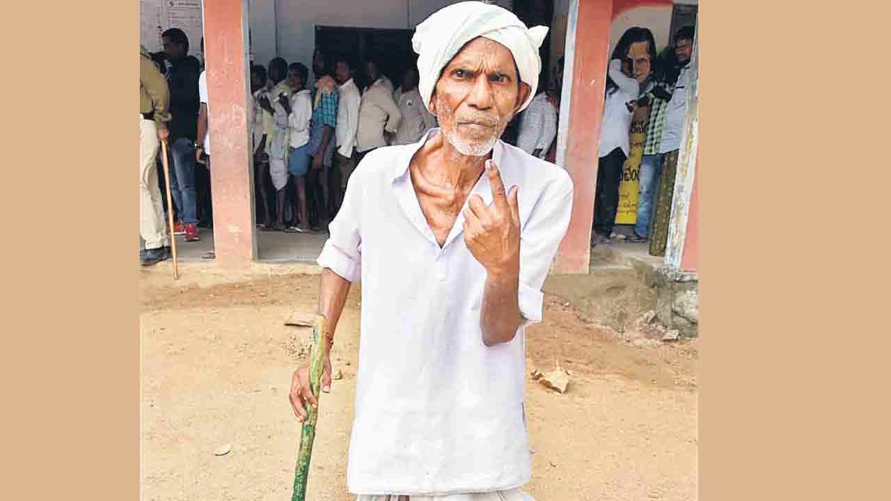 తాత ఓటెయ్యబోతున్నడు