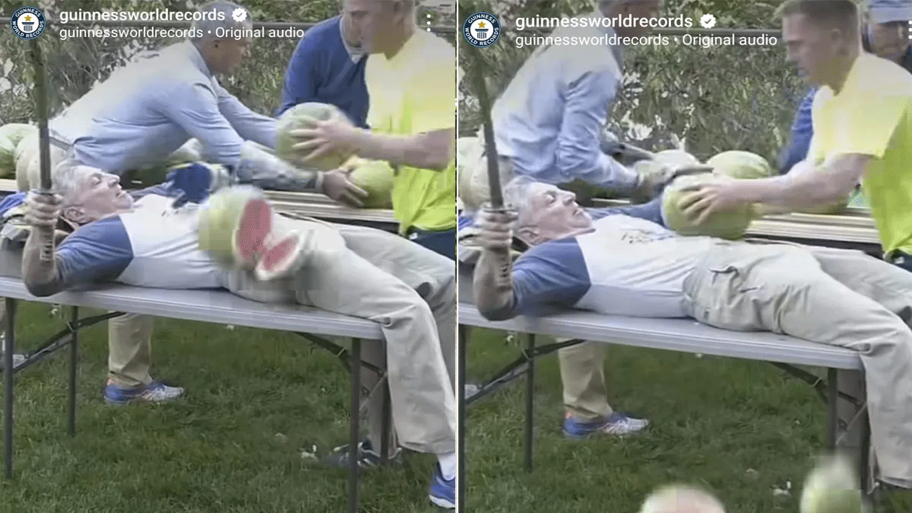 Viral Video | వ‌ర‌ల్డ్ రికార్డ్ కోసం ప్రాణాల‌ను ప‌ణంగా పెట్టి ఏం చేశాడంటే..!