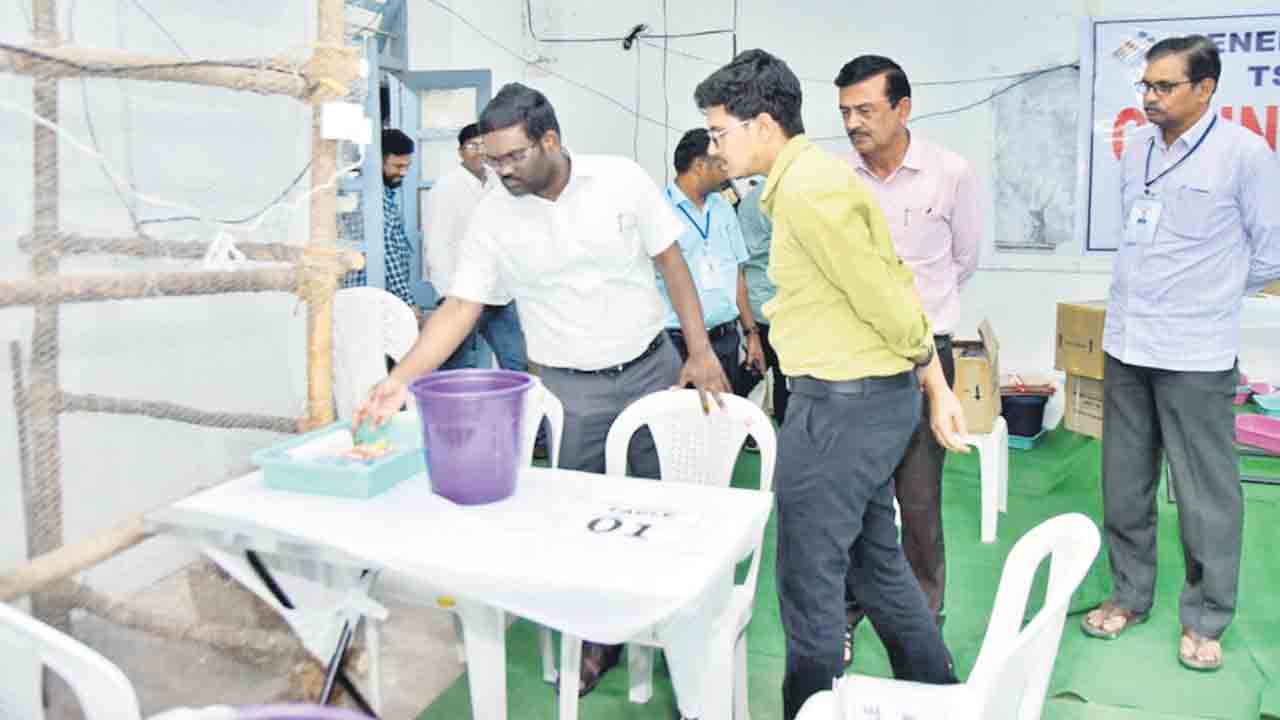 ఓట్ల లెక్కింపునకు పకడ్బందీ ఏర్పాట్లు