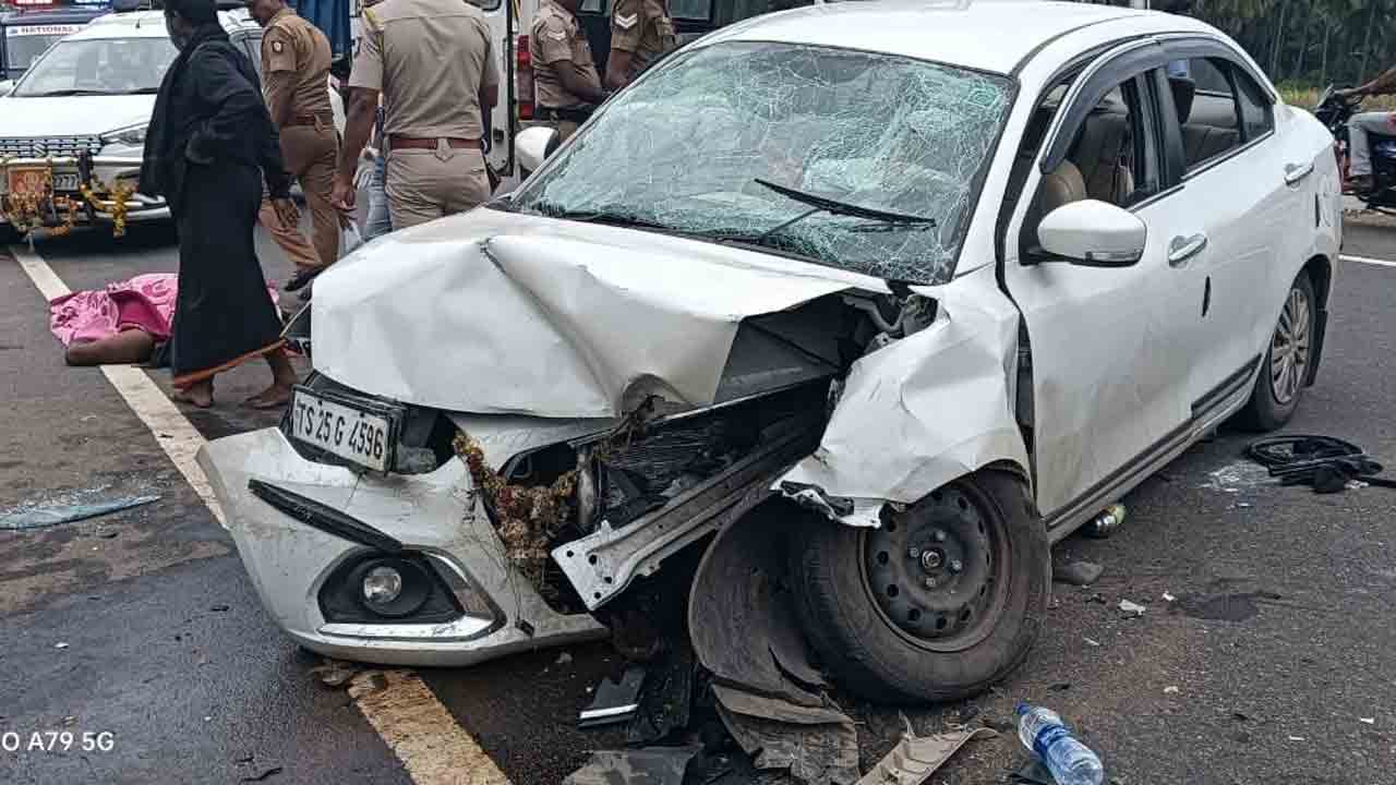 అయ్యప్ప దర్శనానికి వెళ్లొస్తూ..