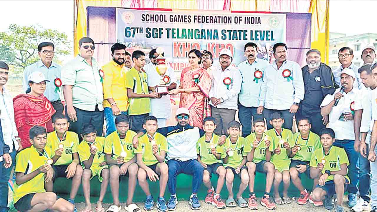 రాష్ట్ర స్థాయి ఖోఖో విజేత ఉమ్మడి ఆదిలాబాద్‌