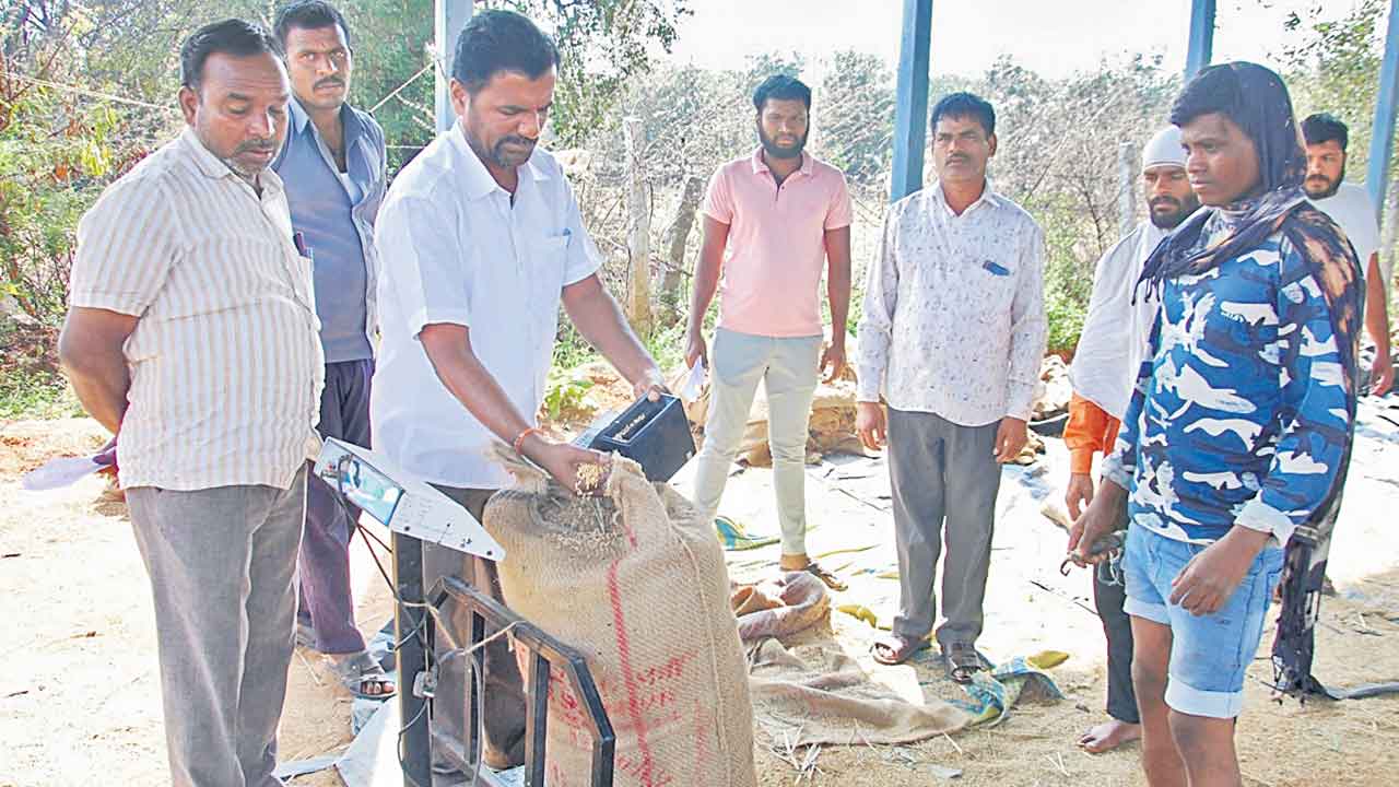 నత్తనడకన ధాన్యం కొనుగోళ్లు