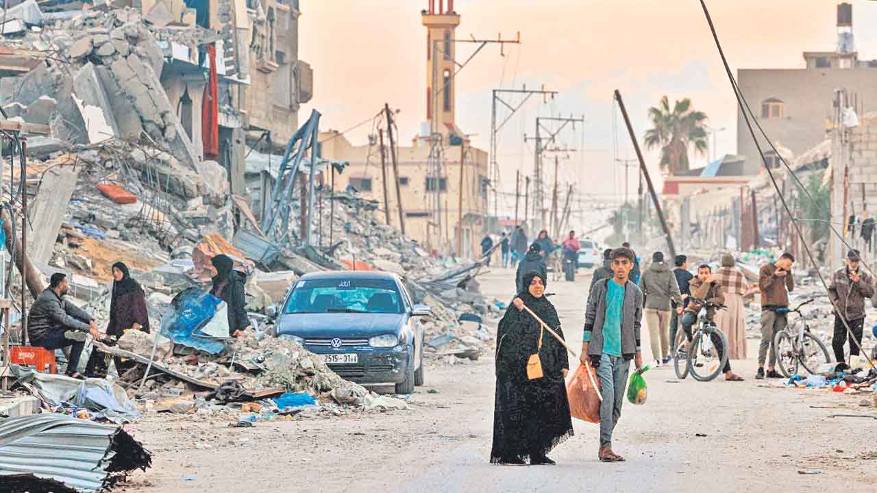 గాజాలో శాశ్వత శాంతి నెలకొల్పాలి