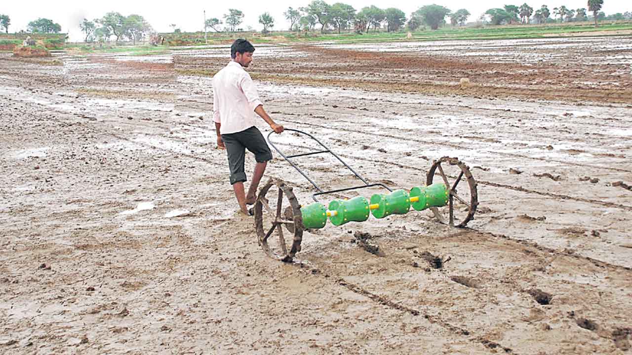 డ్రమ్‌సీడర్‌తో ఖర్చు ఆదా..