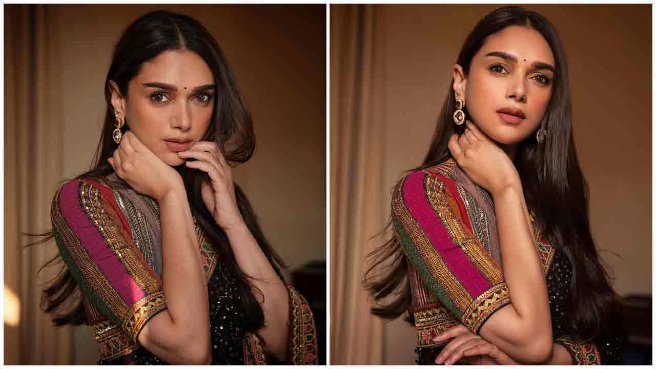 Aditi Rao Hydari | చీరలో హొయలు పోయిన అదితి రావు హైదరీ..
