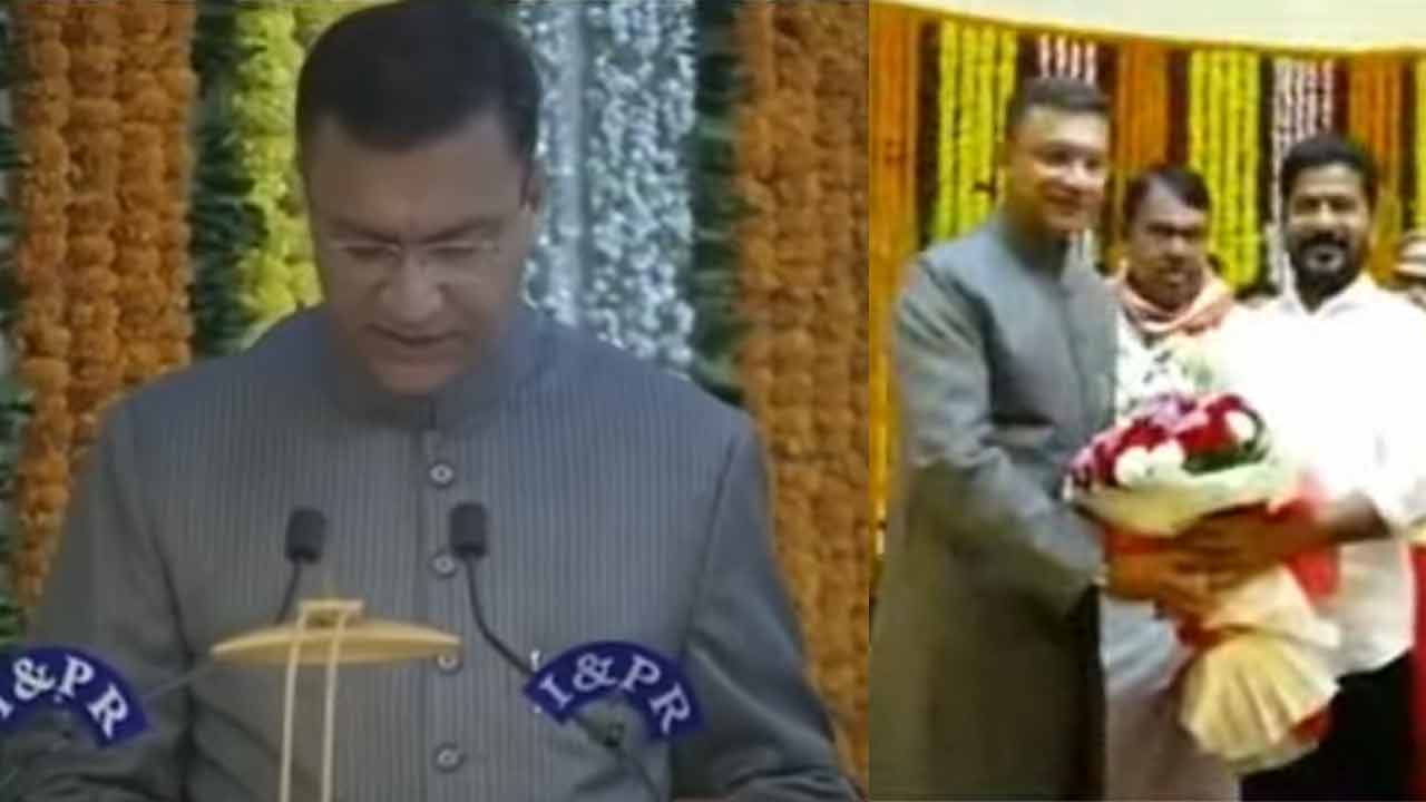 Akbaruddin Owaisi | ప్రొటెం స్పీకర్‌గా అక్బరుద్దీన్‌ ఒవైసీ.. ప్రమాణం చేయించిన గవర్నర్‌ తమిళిసై