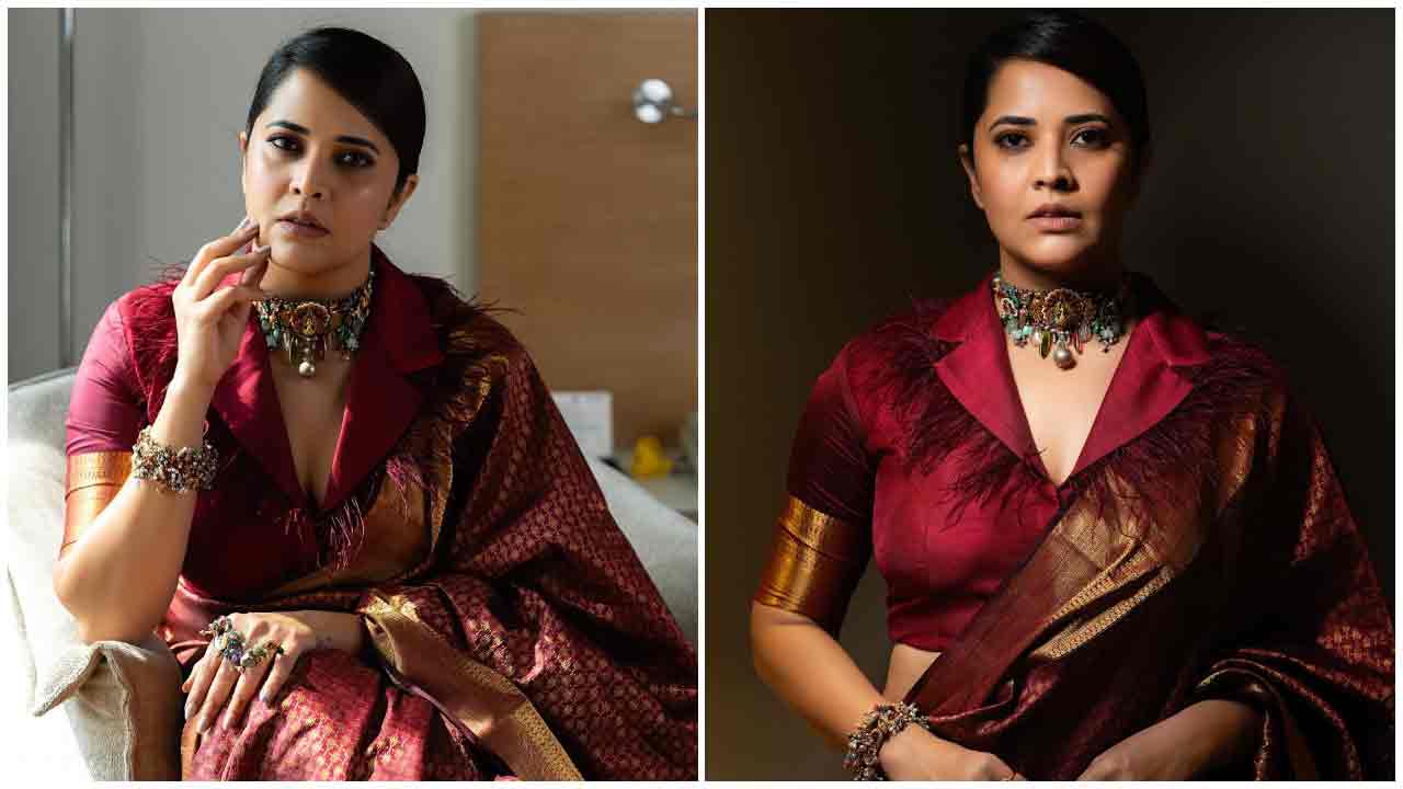 Anasuya Bharadwaj | దర్జాగా ఫొటోలకు పోజులిచ్చిన అనసూయ భరద్వాజ్..