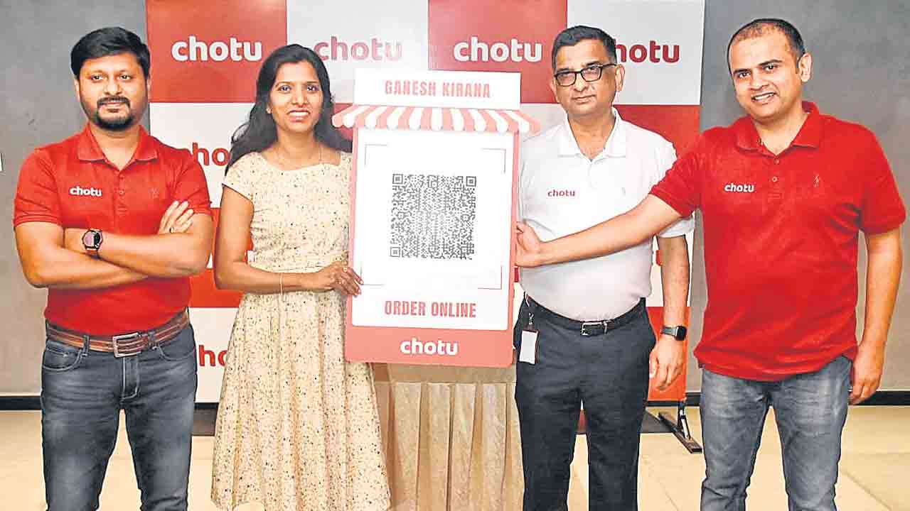 Chotu QR Code | కిరాణ స్టోర్‌లో సామాన్ల కొనుగోలుకు సరికొత్త క్యూఆర్‌ కోడ్‌