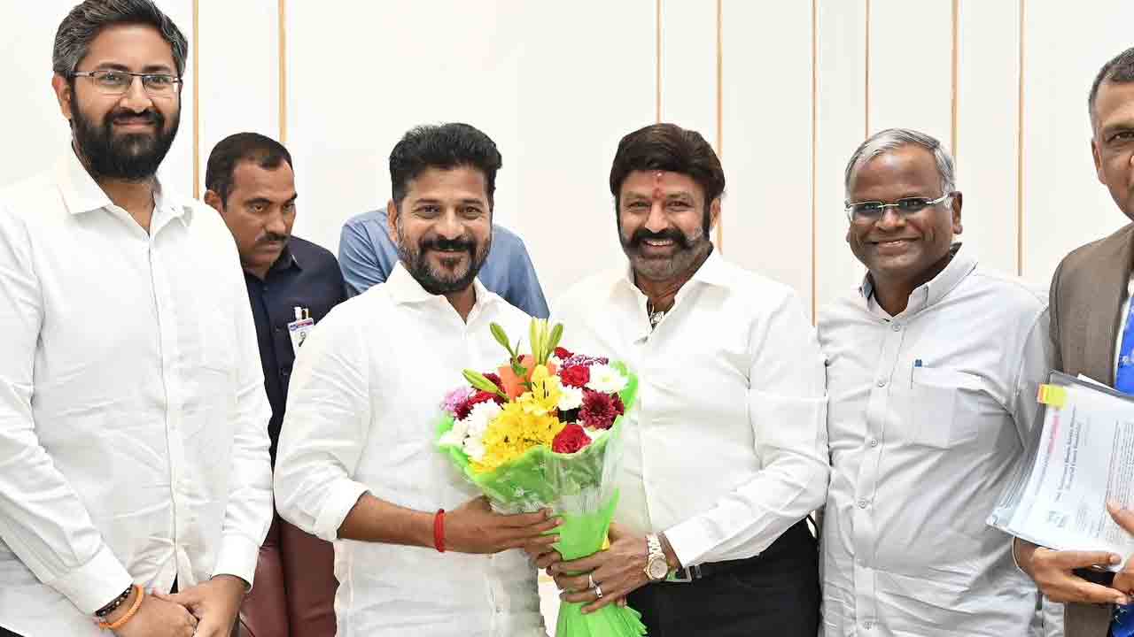 Cm Revanth Reddy | సీఎం రేవంత్ రెడ్డిని క‌లుసుకున్న నందమూరి బాలకృష్ణ